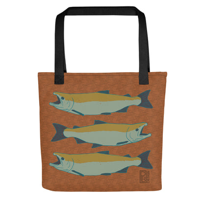 Salmon Tote Bag - Rust