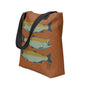 Salmon Tote Bag - Rust